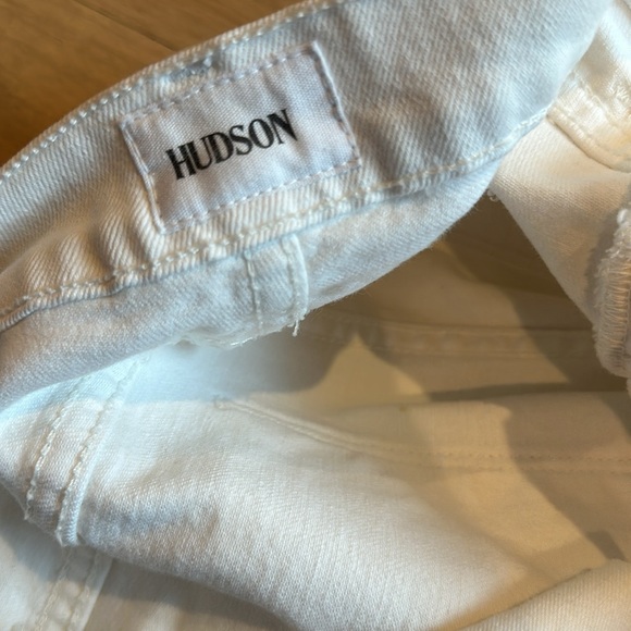 Hudson Jeans Zoeey Pintuck Straight Leg cropped white - Picture 3 of 12